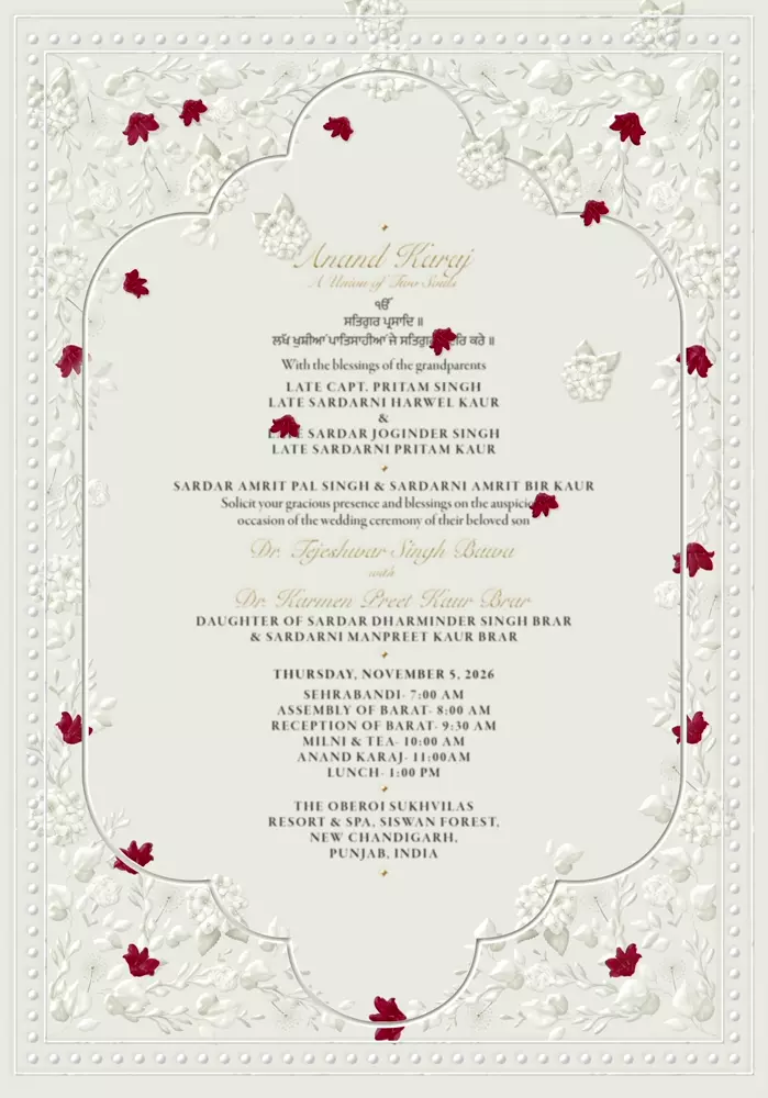 Garden Celebration invitation
